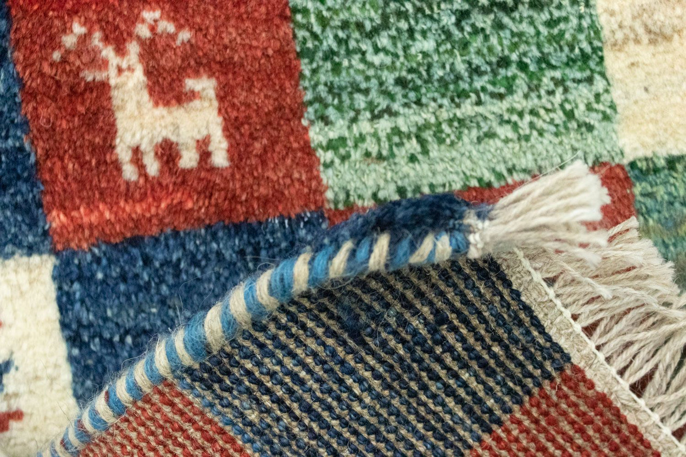 Tapis Gabbeh persan Tapis 60x40cm - Perserteppich Wollteppich