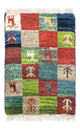 Tapis Gabbeh persan Tapis 60x40cm - Perserteppich Wollteppich