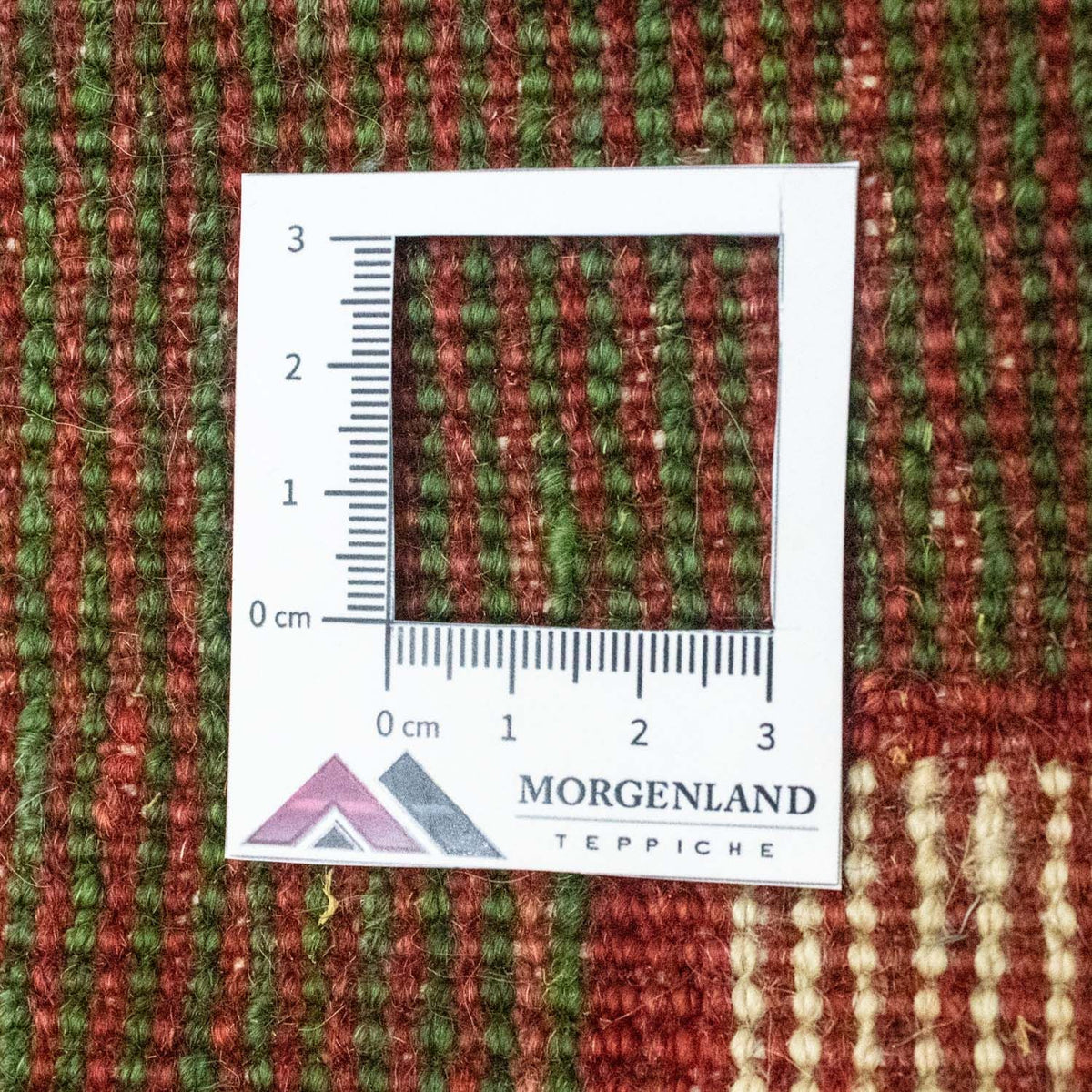 Gabbeh Teppich - Perser 60 x 40 cm - grün