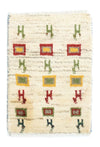 Gabbeh Persisch Teppich 40x60cm - Perserteppich Wollteppich - Rechteckig / Mehrfarbig / 40 x 60 cm Rechteckig