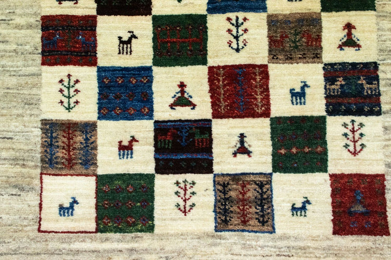 Gabbeh Teppich - Loribaft Perser 124 x 83 cm