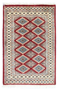 Tapis Pakistani - 91 x 62 cm - rouge