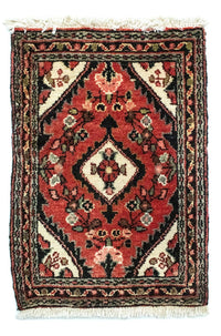 Tapis persan - Nomadic - 65 x 45 cm - marron
