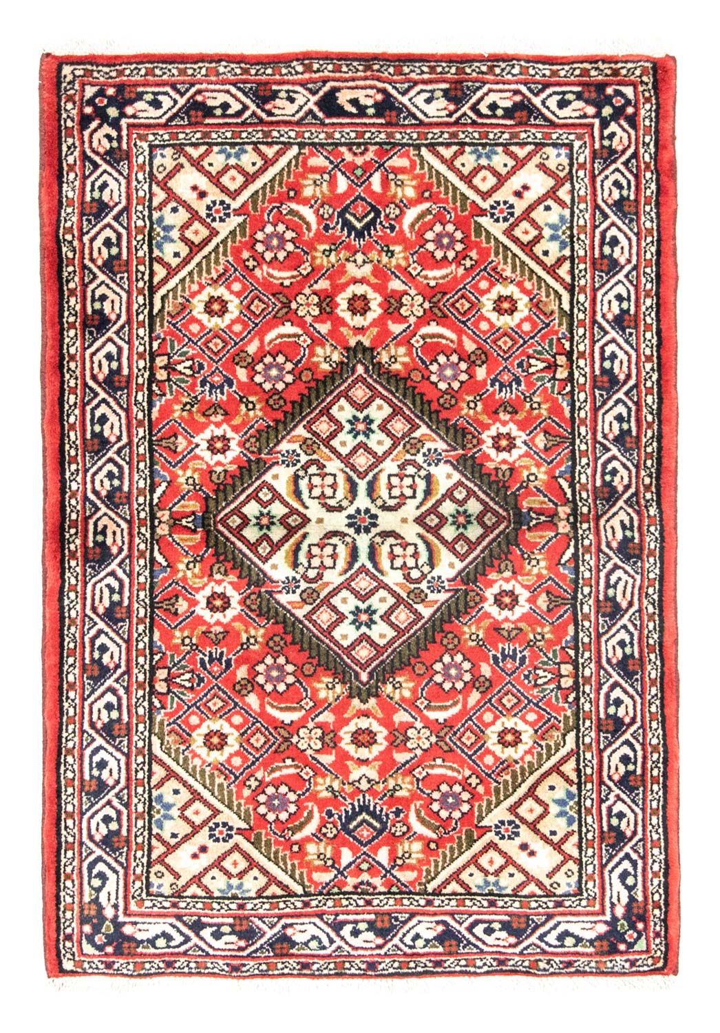 Perserteppich - Nomadic 120 x 83 cm - rot