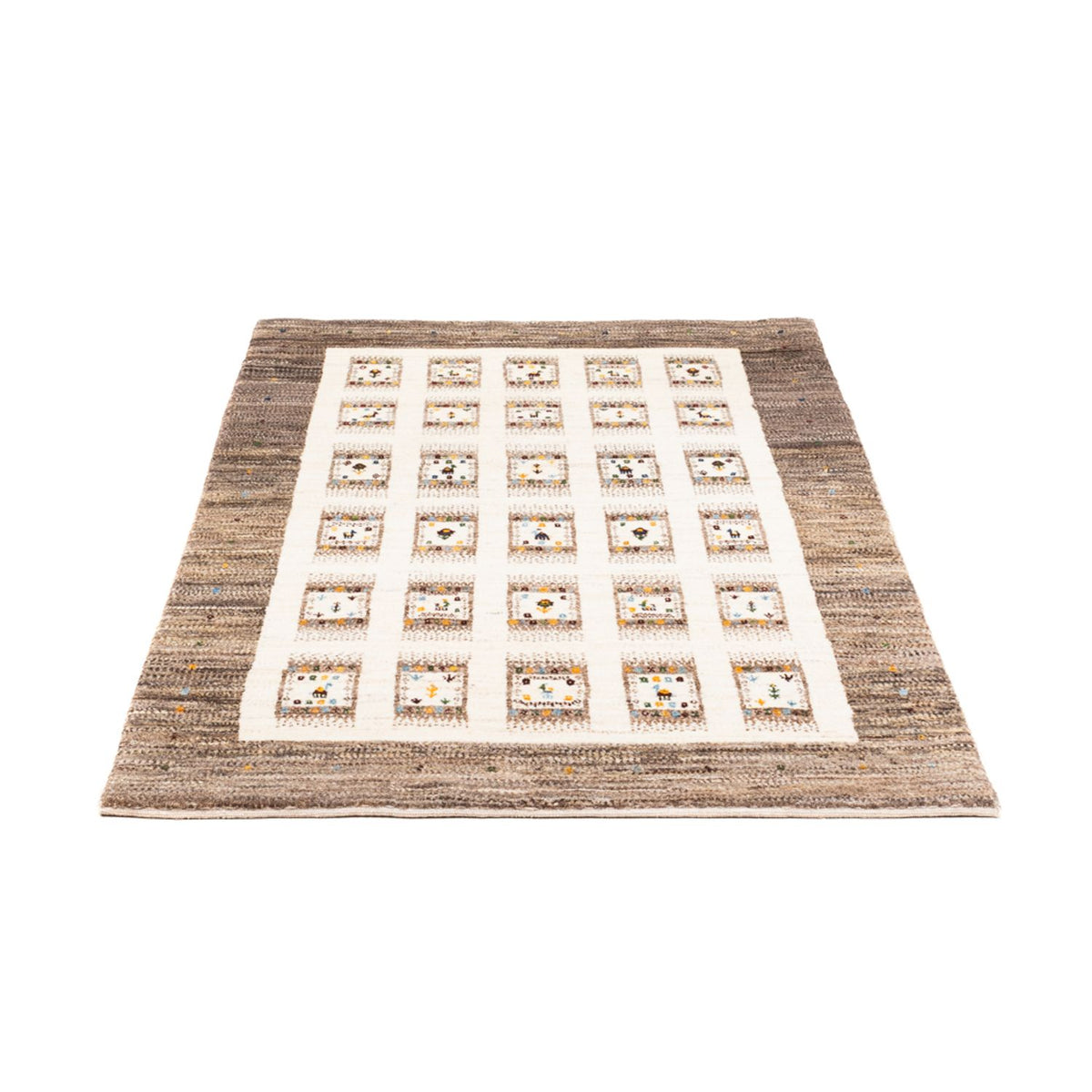 Gabbeh Teppich - Loribaft Perser - Royal - 164 x 101 cm - natur