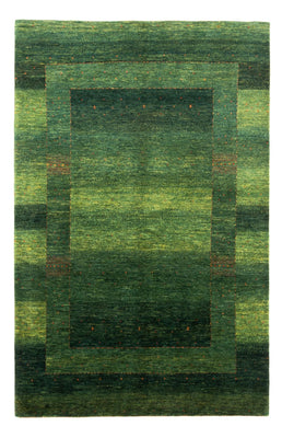 Gabbeh Teppich - Loribaft Perser - 241 x 162 cm - grün