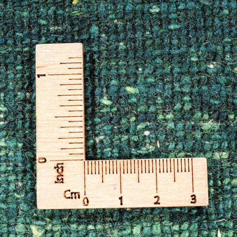 Gabbeh Teppich - Loribaft Perser - 126 x 88 cm - grün
