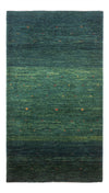 Loribaft Tappeto 84x144cm - Perserteppich Wollteppich - Rettangolo / Verde / 84 x 144 cm Rettangolo