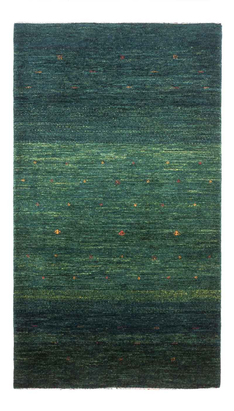 Gabbeh Teppich - Loribaft Perser - 144 x 84 cm - grün