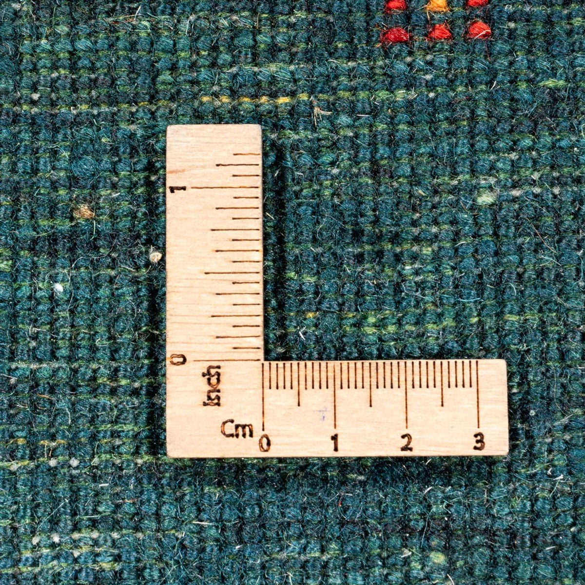 Gabbeh Teppich - Loribaft Perser - 144 x 84 cm - grün