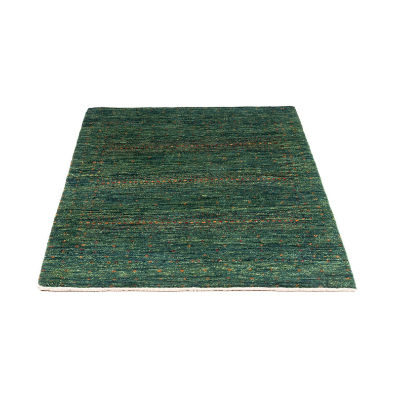 Gabbeh Teppich - Loribaft Perser - 124 x 87 cm - grün