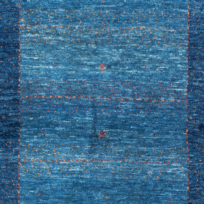 Gabbeh Teppich - Loribaft Perser - 134 x 88 cm - blau