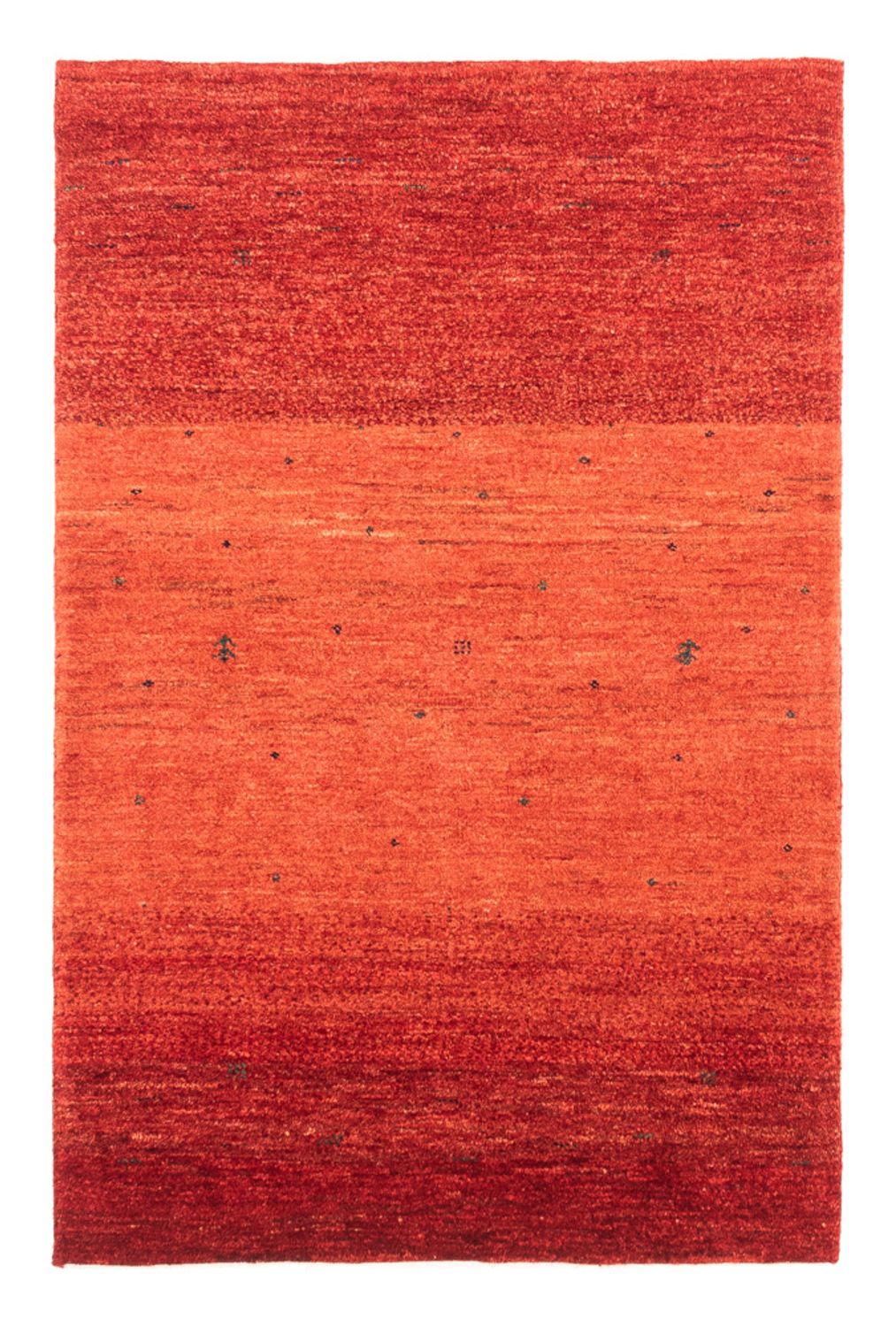 Gabbeh Teppich - Loribaft Perser - 118 x 82 cm - rot