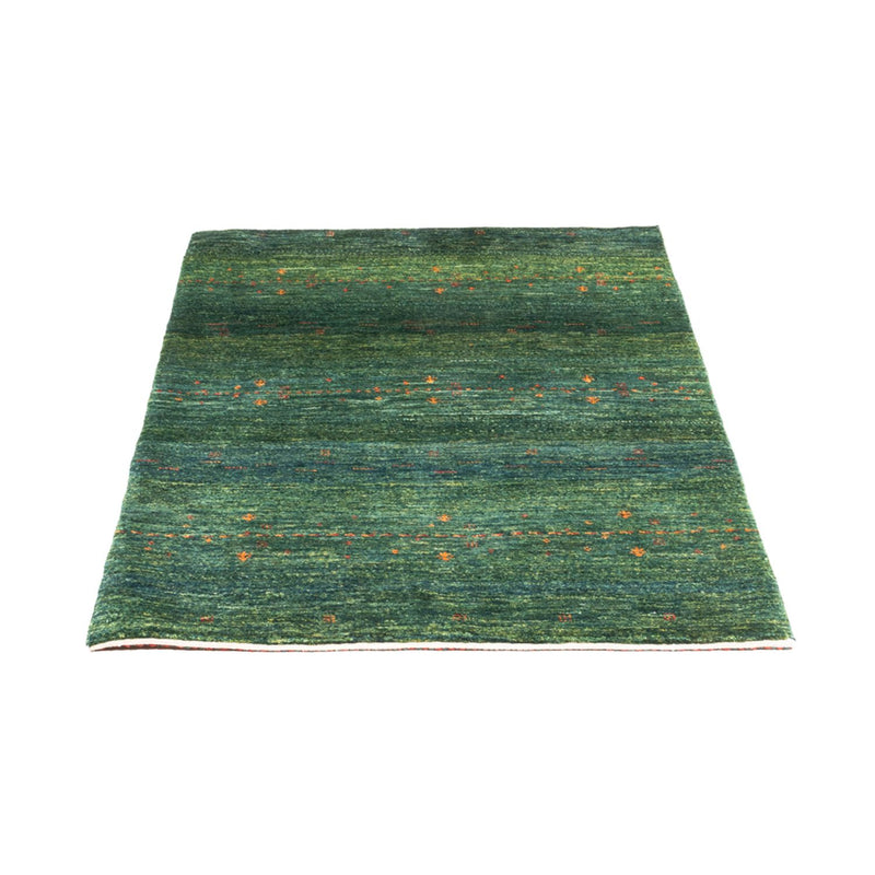 Gabbeh Teppich - Loribaft Perser - 125 x 85 cm - grün
