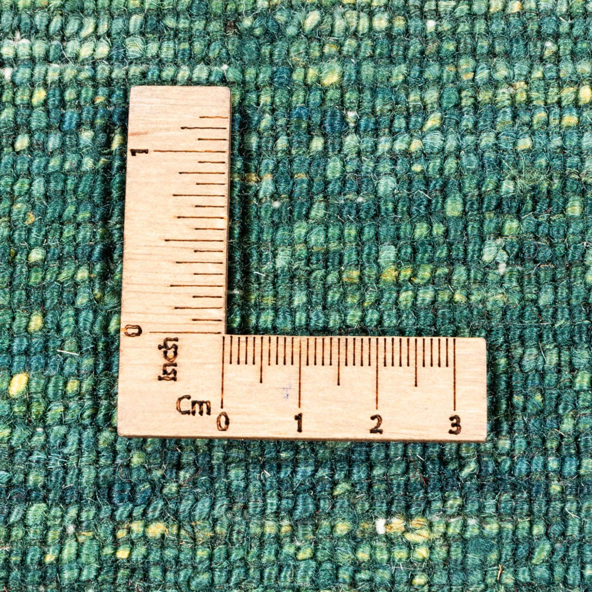 Gabbeh Teppich - Loribaft Perser - 133 x 83 cm - grün