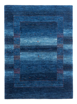Gabbeh Teppich - Loribaft Perser - 122 x 91 cm - blau