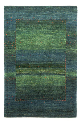 Gabbeh Teppich - Loribaft Perser - 121 x 80 cm - grün