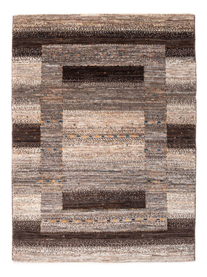 Gabbeh Teppich - Loribaft Perser - 122 x 84 cm - grau