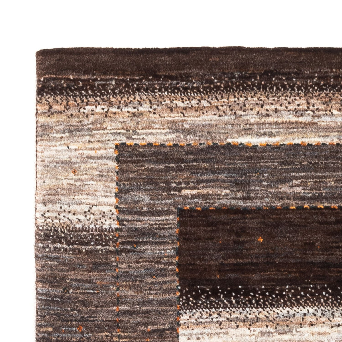 Gabbeh Teppich - Loribaft Perser - 123 x 84 cm - grau