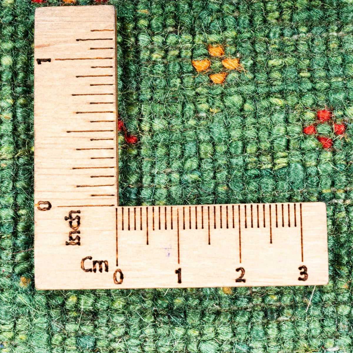 Gabbeh Teppich - Loribaft Perser - 162 x 91 cm - grün