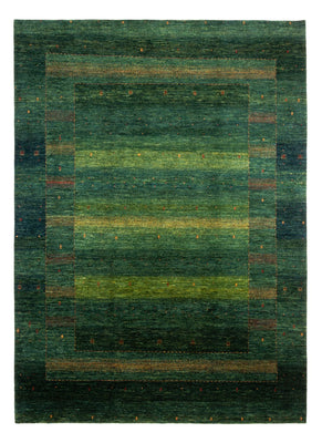 Gabbeh Teppich - Loribaft Perser - 314 x 233 cm - grün