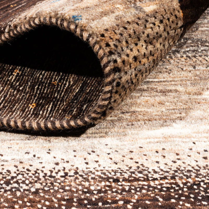 Gabbeh Teppich - Loribaft Perser - 234 x 182 cm - grau