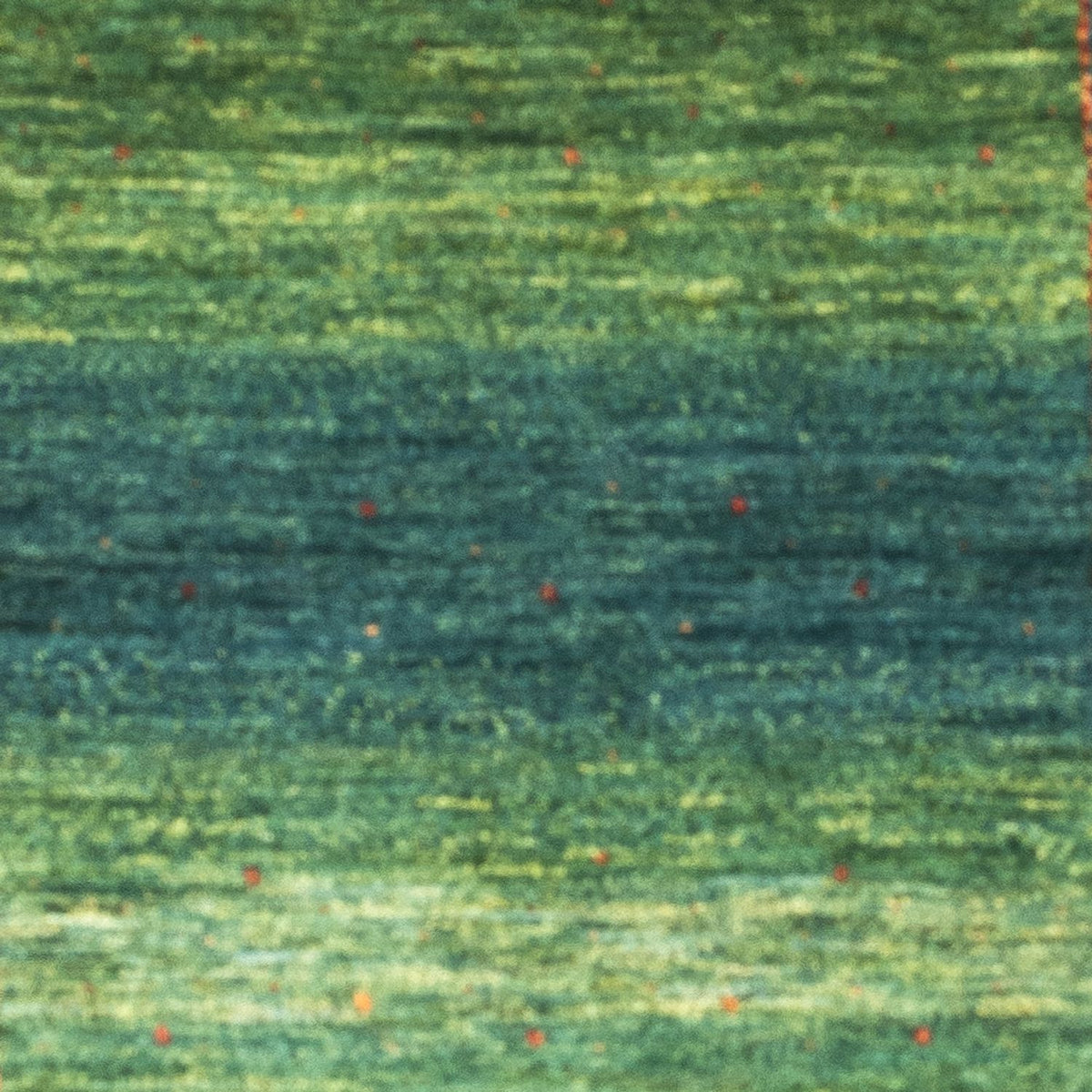 Gabbeh Teppich - Loribaft Perser - 147 x 100 cm - grün