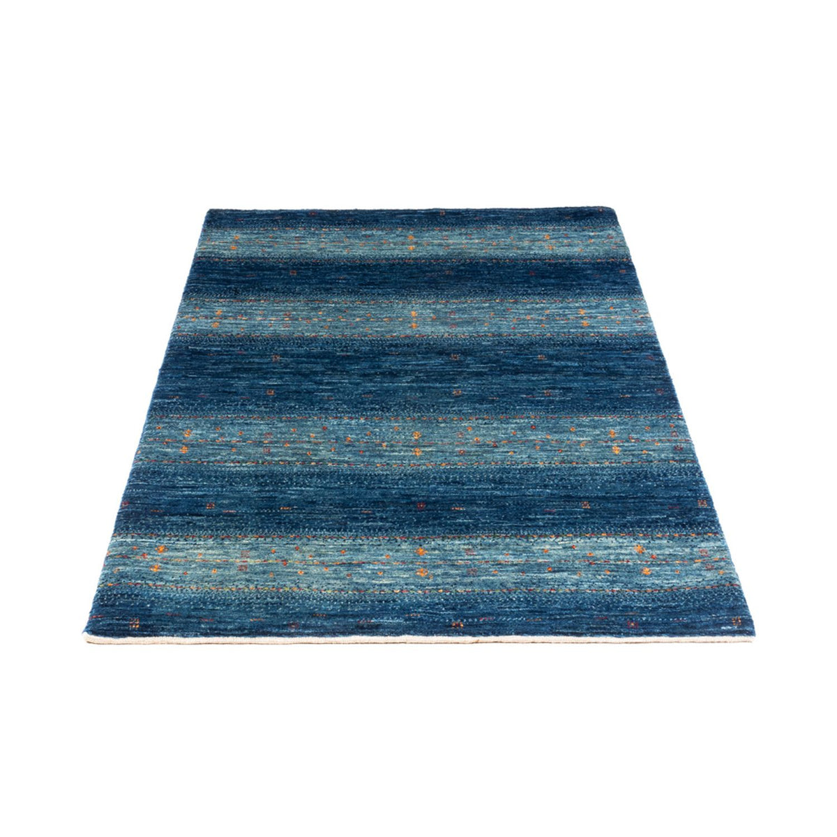 Gabbeh Teppich - Loribaft Perser - 135 x 82 cm - blau