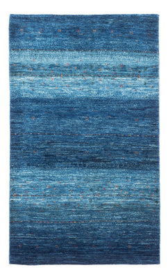 Gabbeh Teppich - Loribaft Perser - 135 x 84 cm - blau