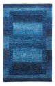 Gabbeh Teppich - Loribaft Perser - 135 x 93 cm - blau