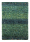 Loribaft Tappeto 78x107cm - Perserteppich Wollteppich - verde - Rettangolo / Verde / 78 x 107 cm Rettangolo