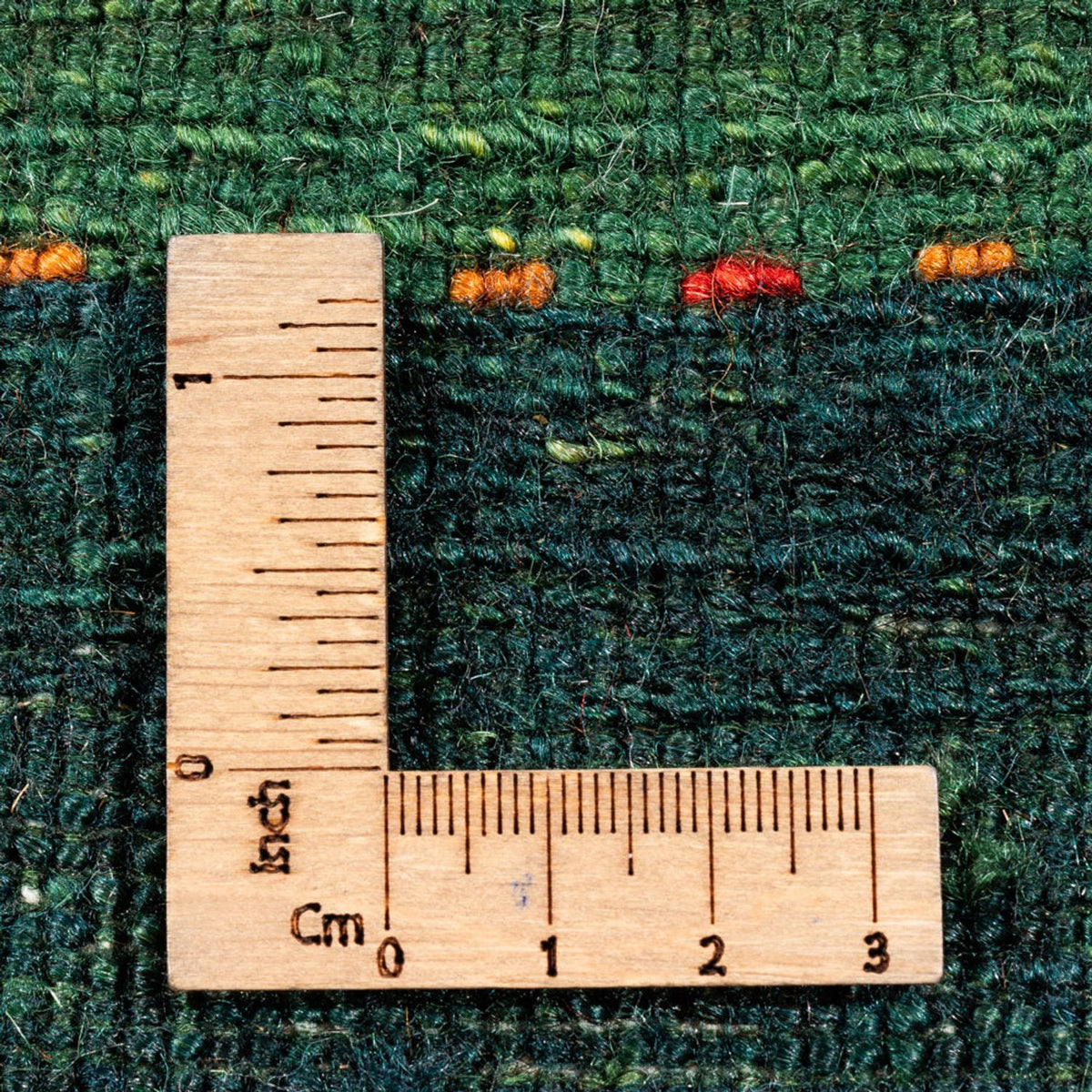 Gabbeh Teppich - Loribaft Perser - 229 x 170 cm - grün