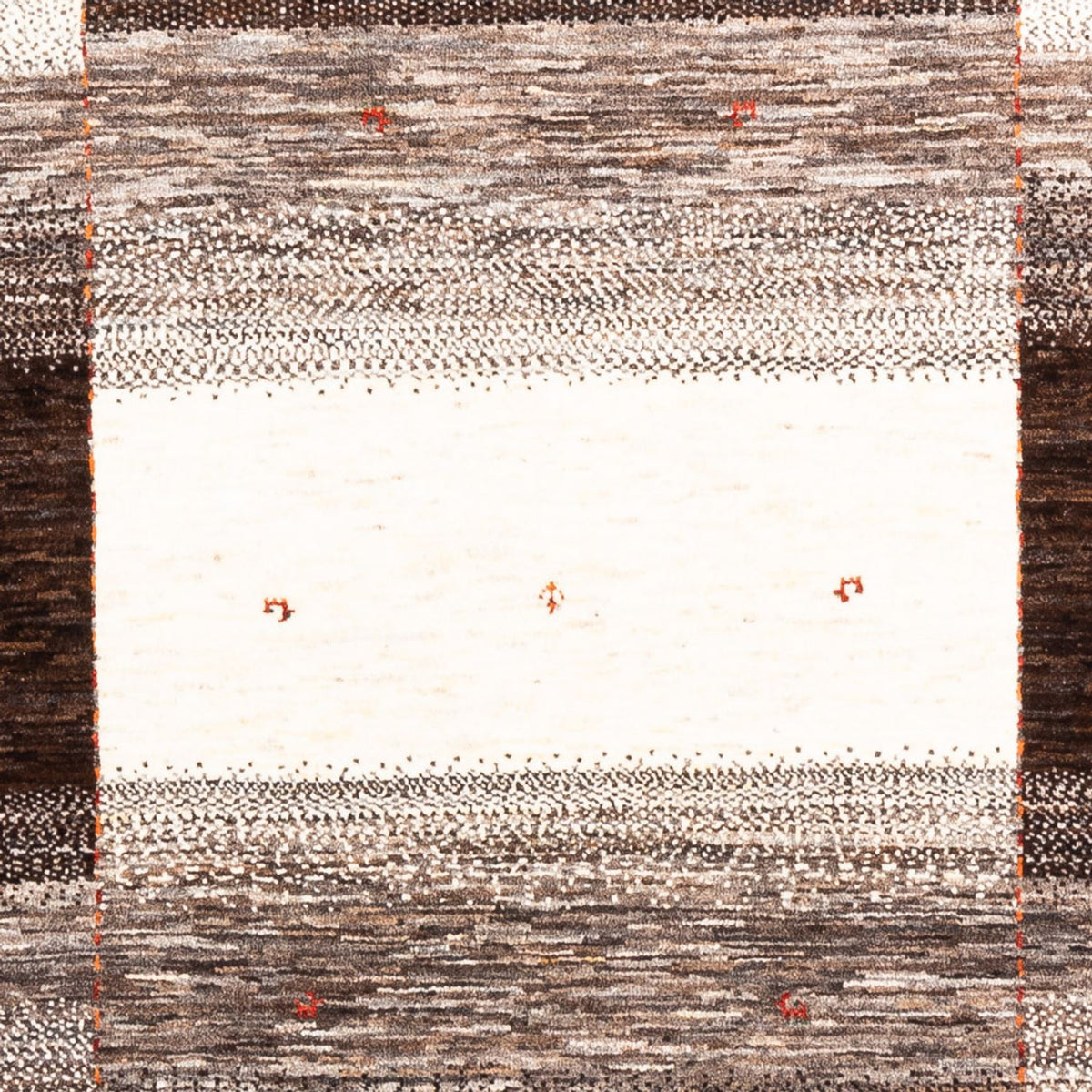 Gabbeh Teppich - Loribaft Perser - 187 x 129 cm - grau