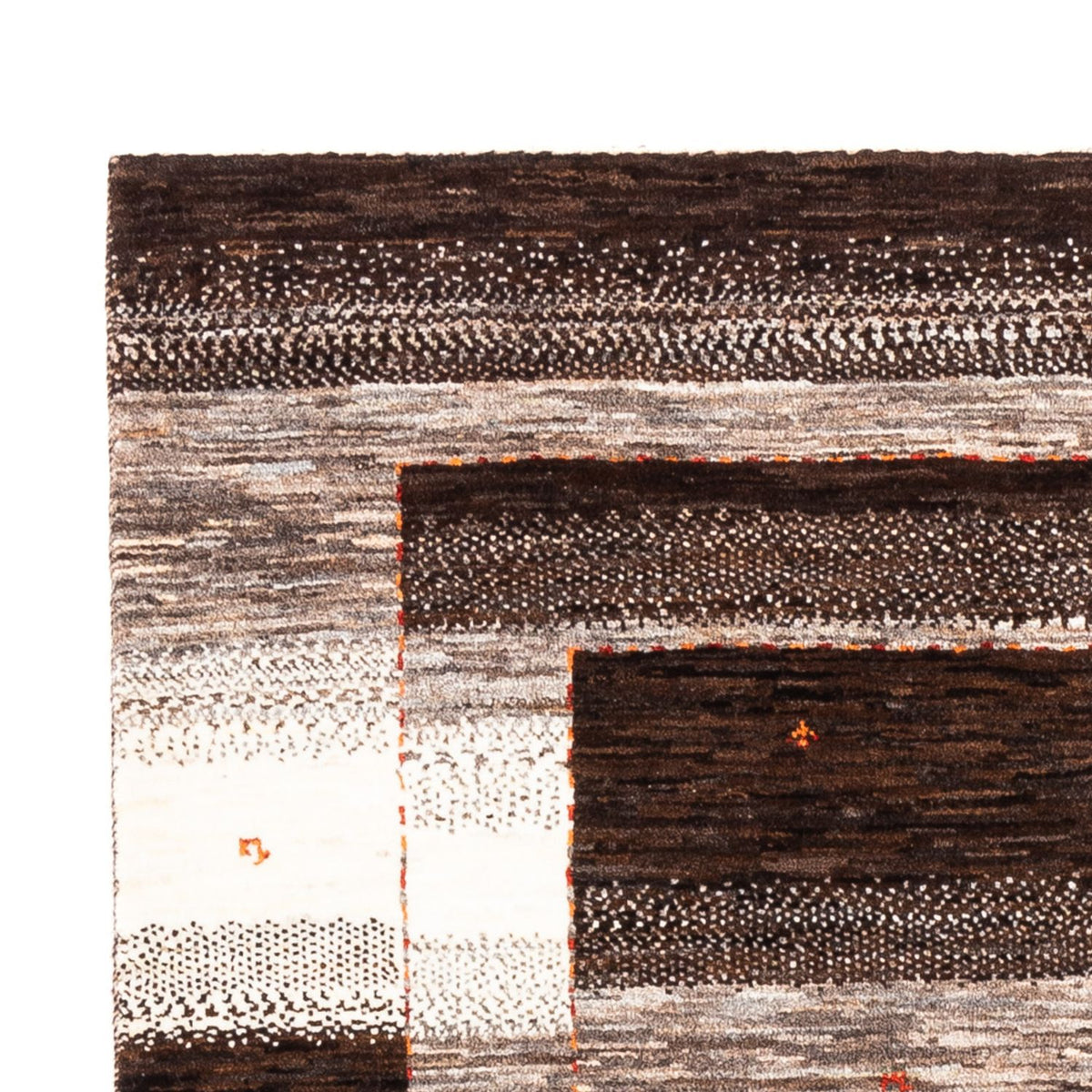 Gabbeh Teppich - Loribaft Perser - 187 x 129 cm - grau