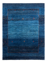 Tapis Gabbeh - Loribaft Persan - 162 x 120 cm - bleu