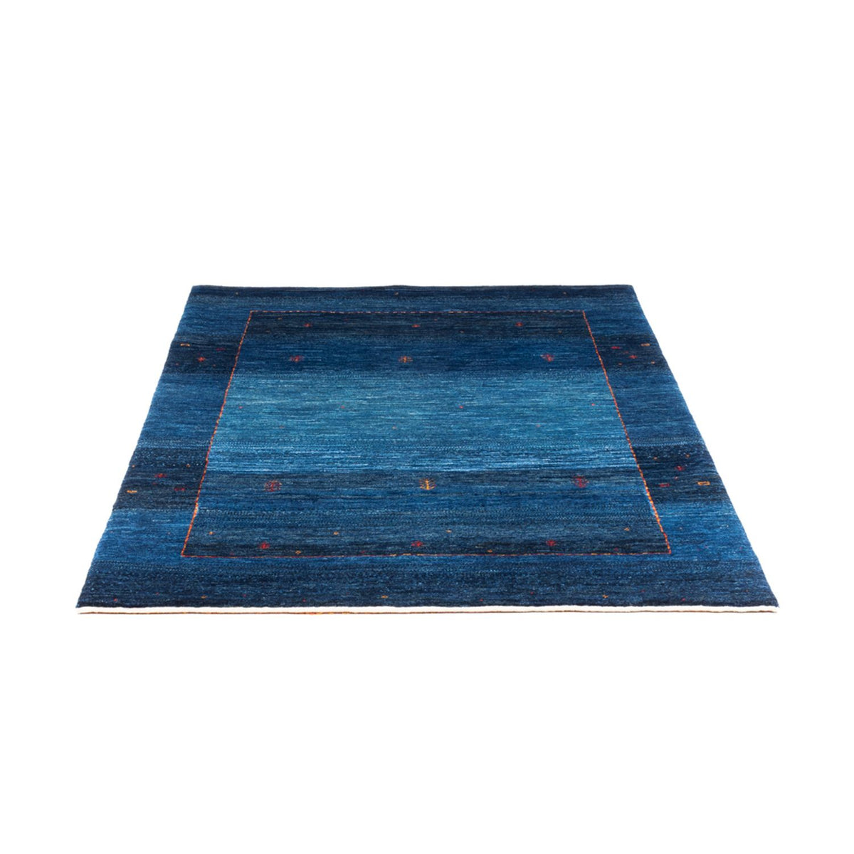 Gabbeh Teppich - Loribaft Perser - 162 x 120 cm - blau