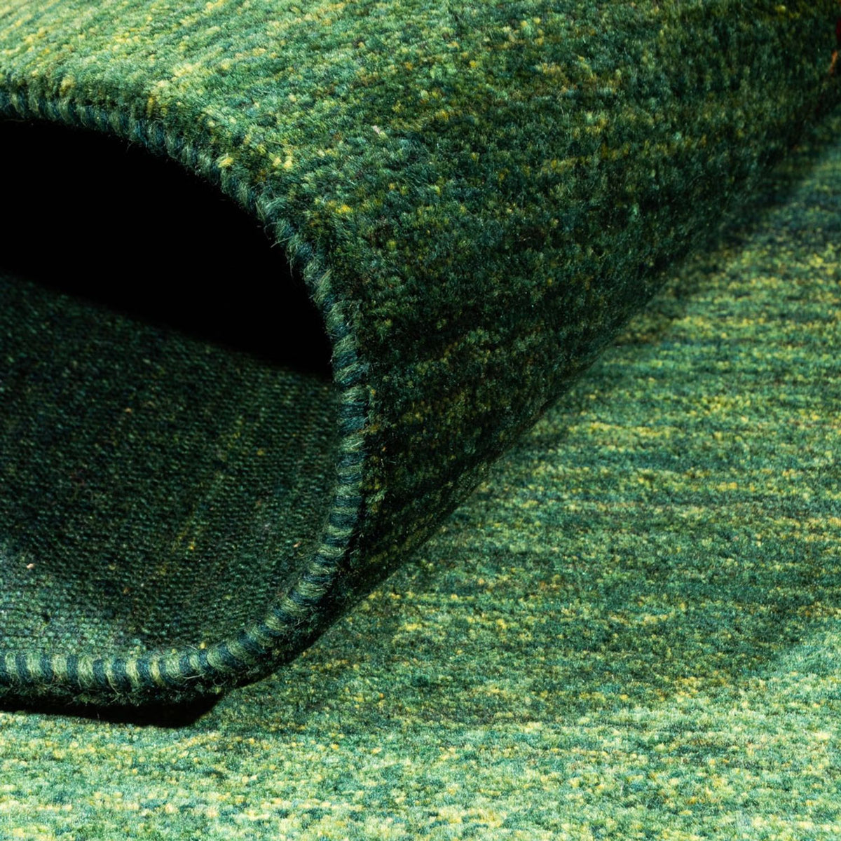 Gabbeh Teppich - Loribaft Perser - 181 x 118 cm - grün