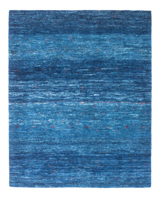 Gabbeh Teppich - Loribaft Perser - 130 x 100 cm - blau