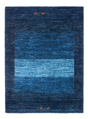 Gabbeh Teppich - Loribaft Perser - 141 x 101 cm - blau
