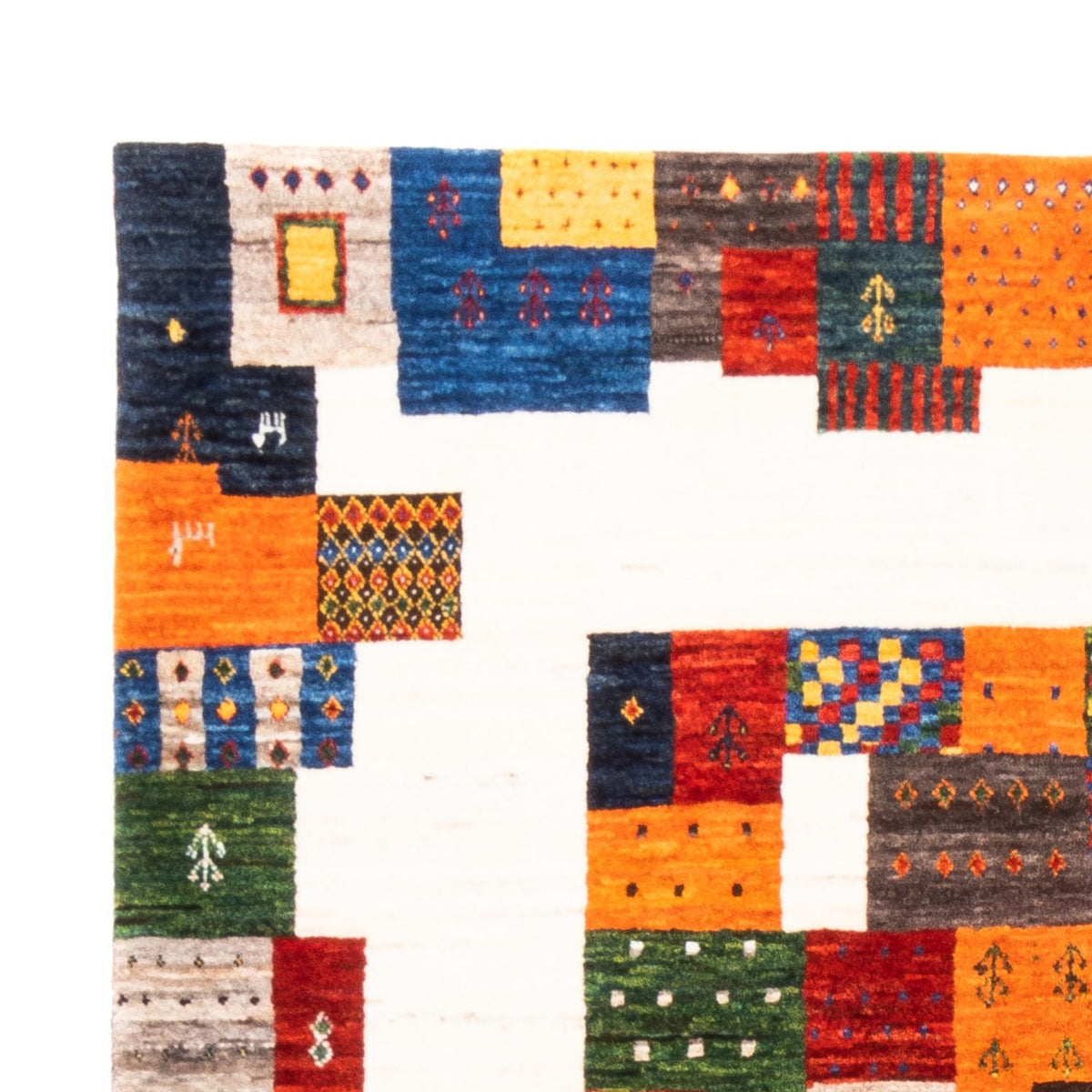 Gabbeh Teppich - Loribaft Perser - Royal - 232 x 162 cm - mehrfarbig