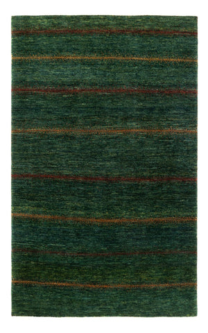 Gabbeh Teppich - Loribaft Perser - 187 x 120 cm - grün