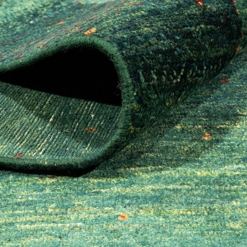 Gabbeh Teppich - Loribaft Perser - 237 x 170 cm - grün