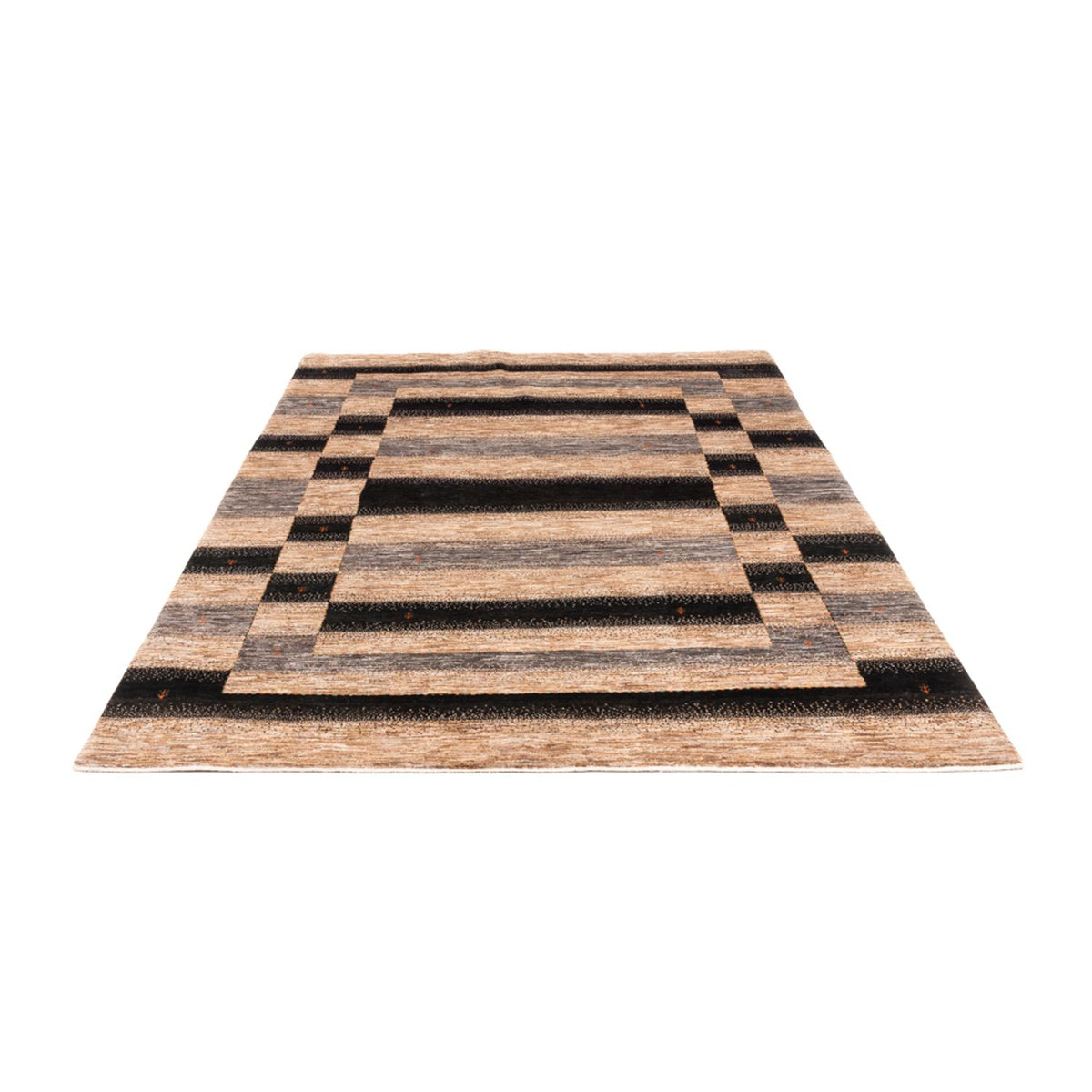 Gabbeh Teppich - Loribaft Perser - 247 x 173 cm - grau