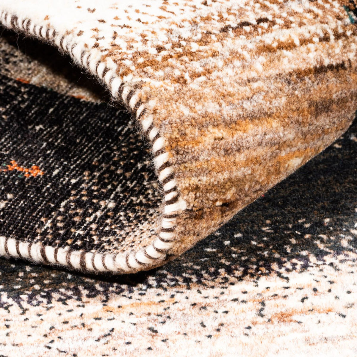 Gabbeh Teppich - Loribaft Perser - 190 x 125 cm - grau