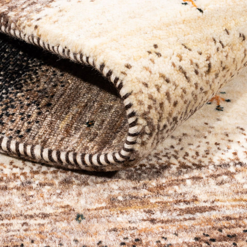 Gabbeh Teppich - Loribaft Perser - 195 x 124 cm - grau