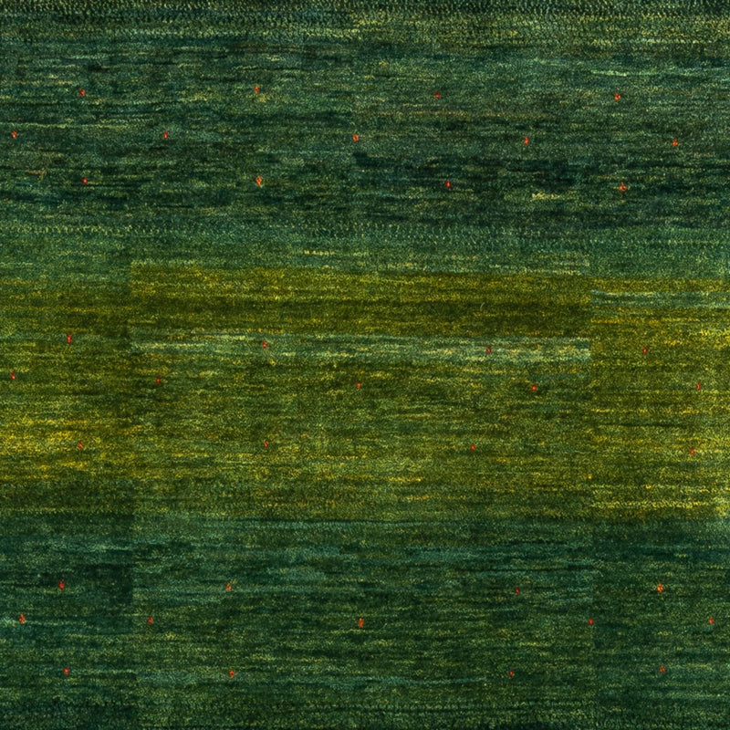 Gabbeh Teppich - Loribaft Perser - 254 x 210 cm - grün