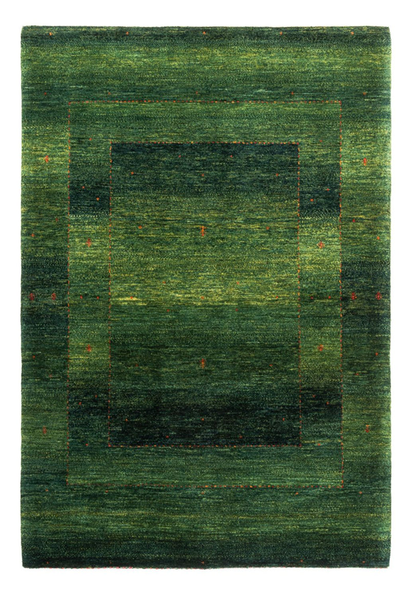 Gabbeh Teppich - Loribaft Perser - 182 x 128 cm - grün