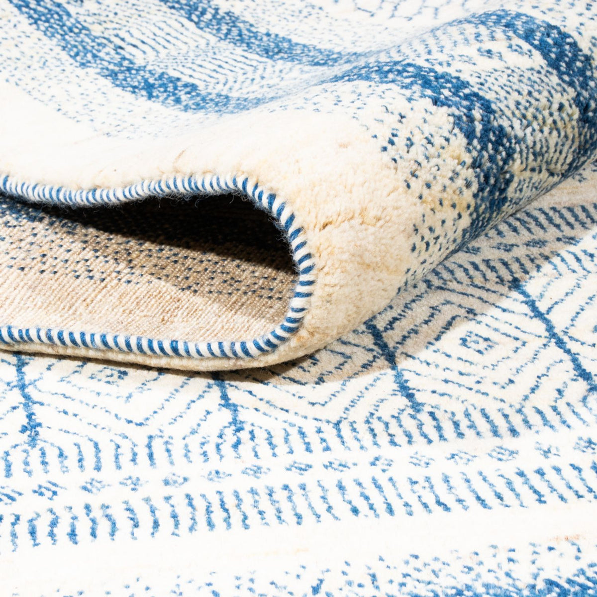 Gabbeh Teppich - Loribaft Perser - 308 x 226 cm - creme