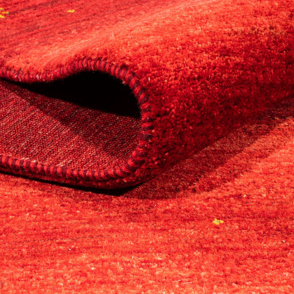 Gabbeh Teppich - Loribaft Perser - 277 x 217 cm - rot