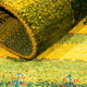Gabbeh Teppich - Loribaft Perser - 128 x 76 cm - grün